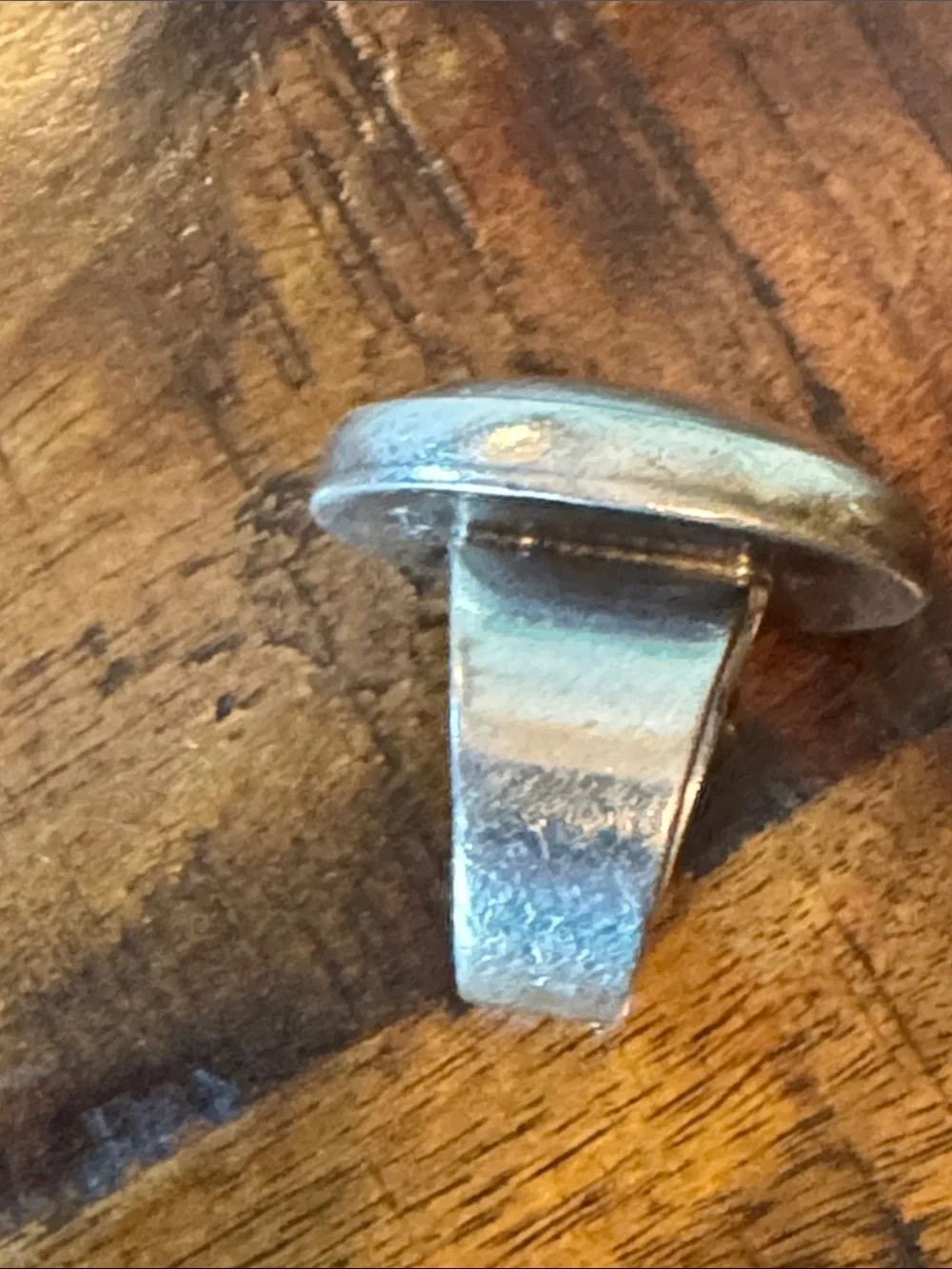 Sterling Silver Round Dome Statement Ring Size 5.75